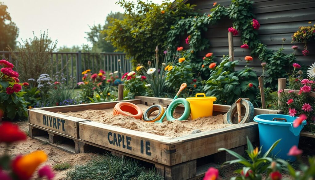 alternative materialen für sandkasten