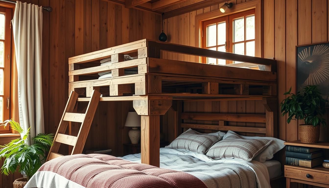 hochbett mit schrank selber bauen