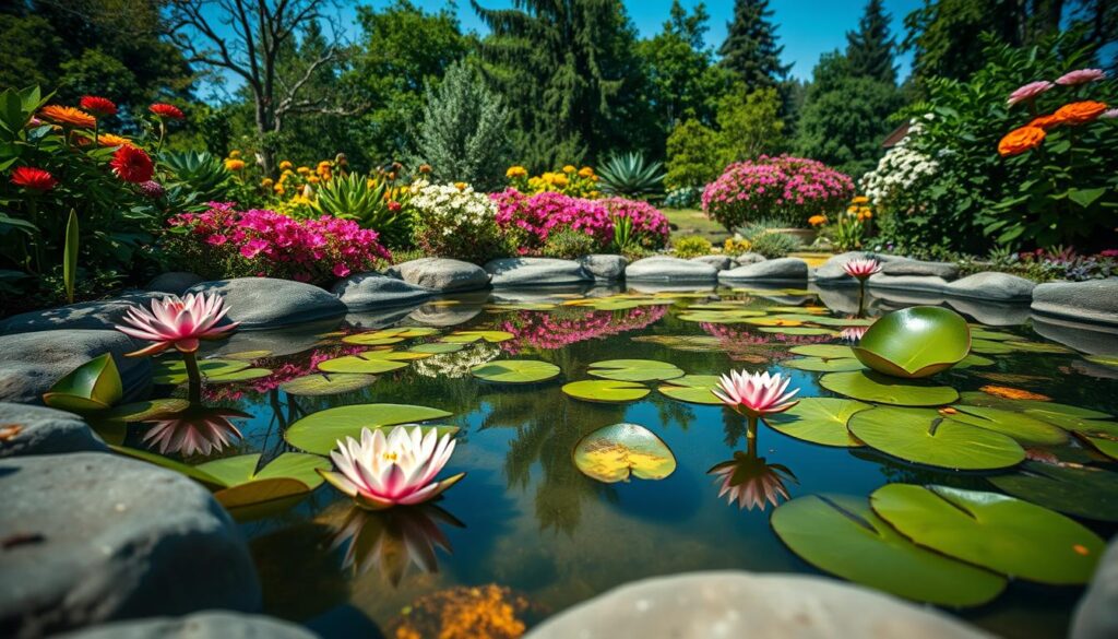 natürlicher gartenteich