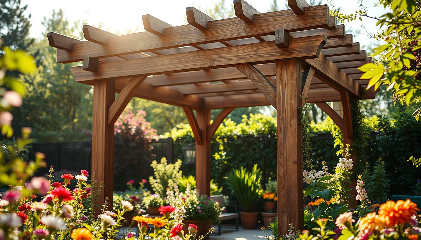 pergola selber bauen