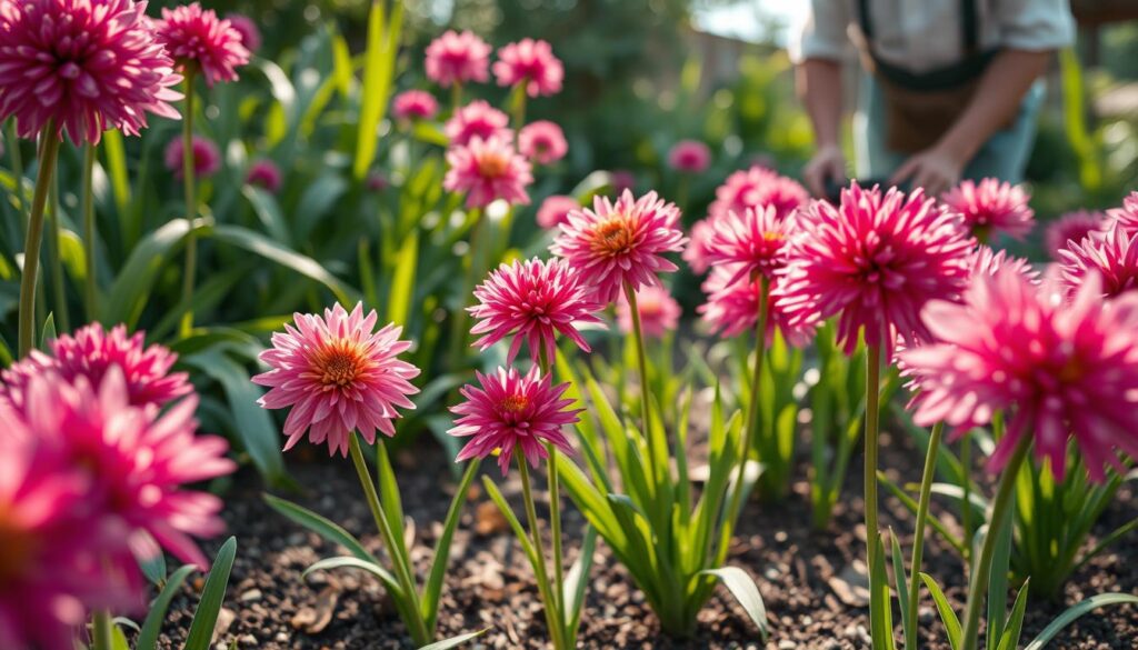 Düngung von Allium