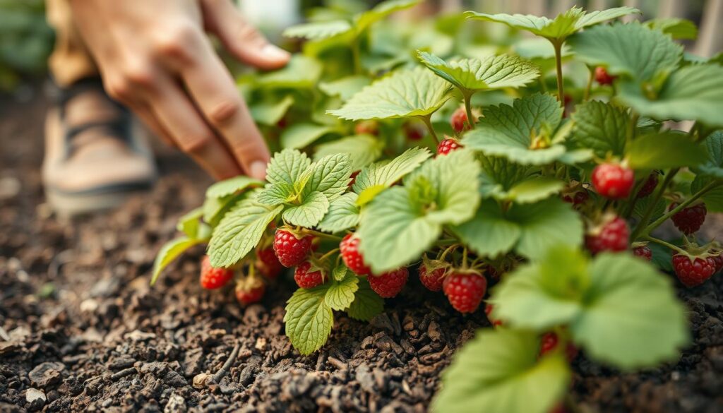 Himbeeren düngen